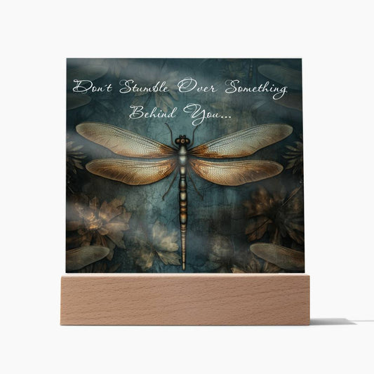 Dragonfly Message Plaque